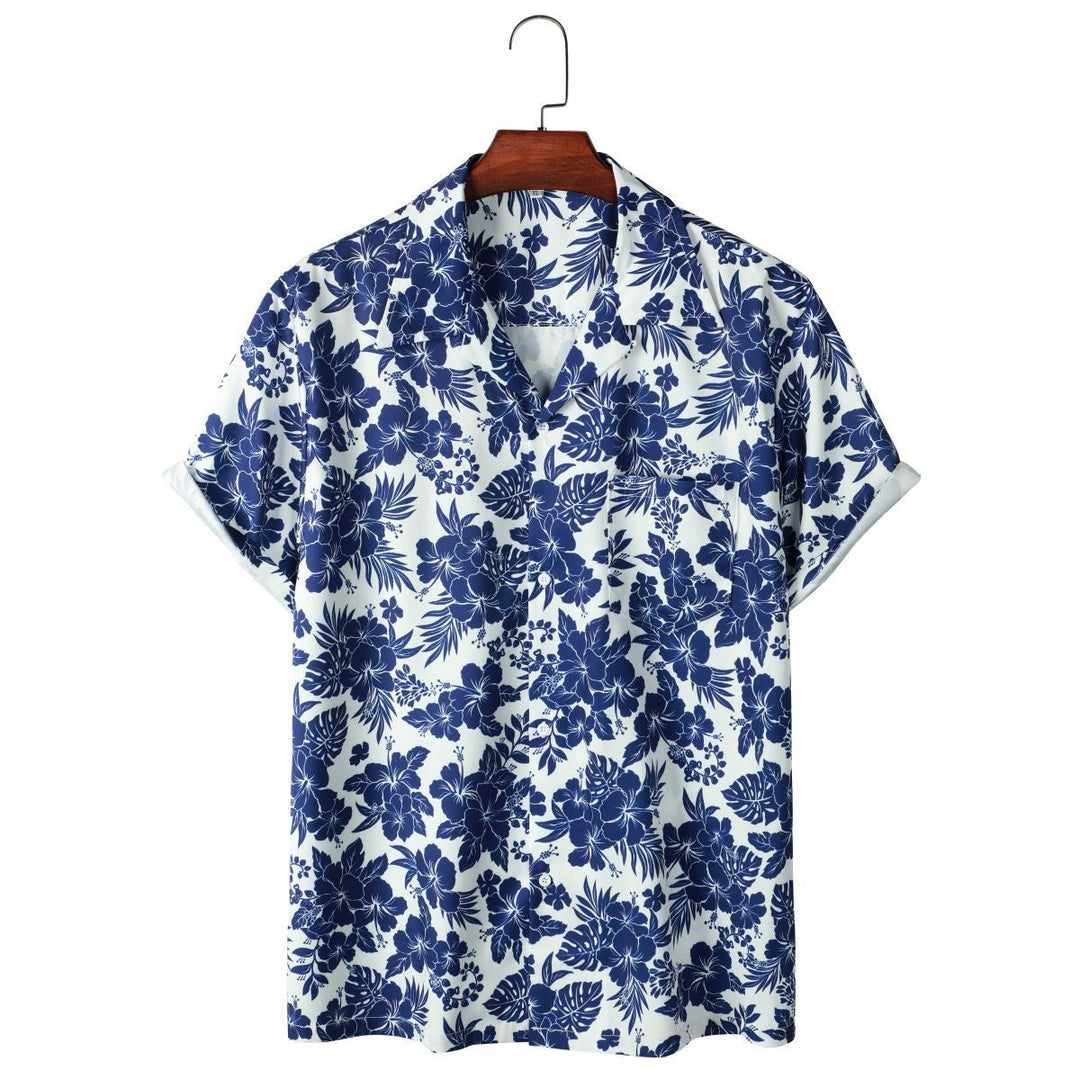 Alberto™ | Seaside Escape Short Sleeve Hawaiian Shirt