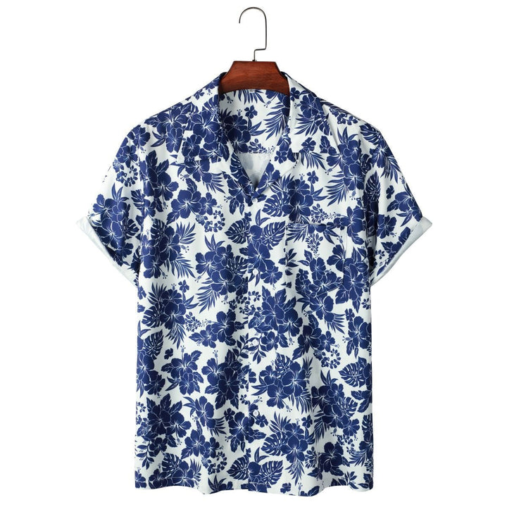 Alberto™ | Seaside Escape Short Sleeve Hawaiian Shirt