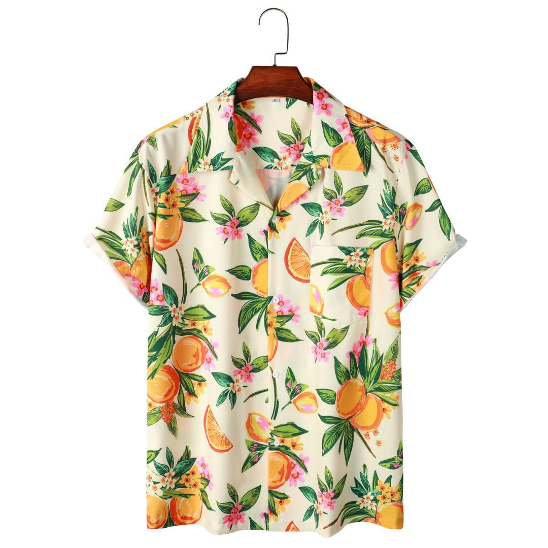 Alberto™ | Seaside Escape Short Sleeve Hawaiian Shirt