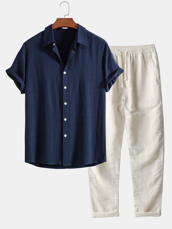 Alexander™ | Linen Polo & Trouser Set