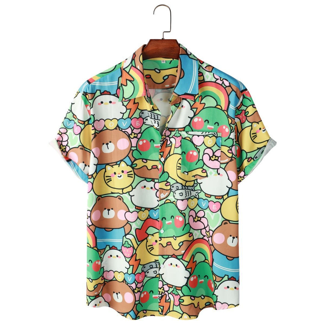 Alberto™ | Seaside Escape Short Sleeve Hawaiian Shirt