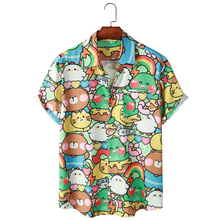 Alberto™ | Seaside Escape Short Sleeve Hawaiian Shirt
