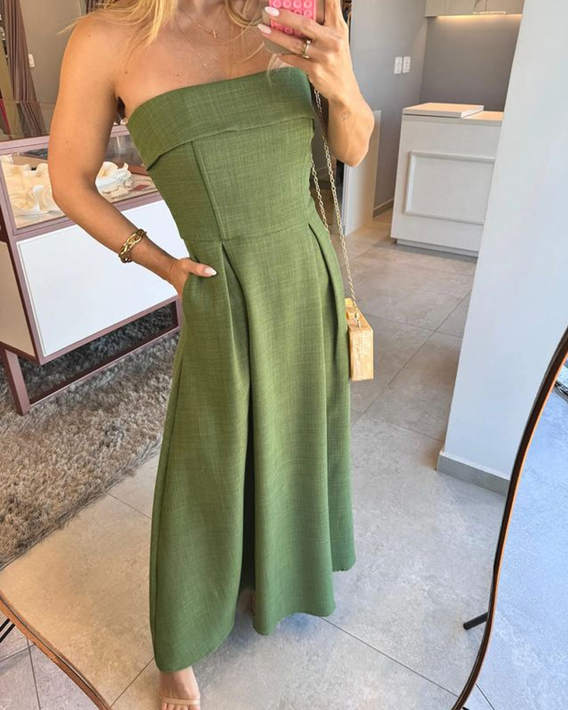 Anisa™ | Elegant Strapless Dress