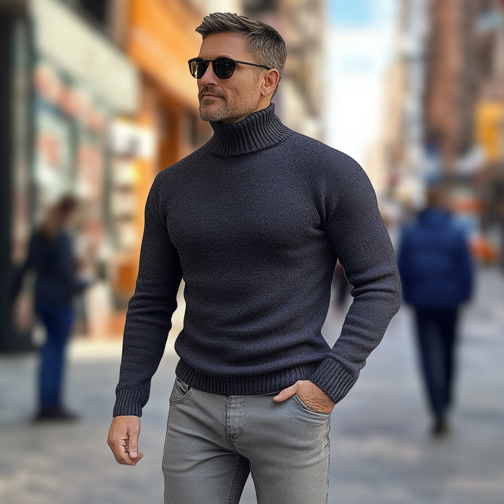 ONORIO™ | HIGH NECK SWEATER