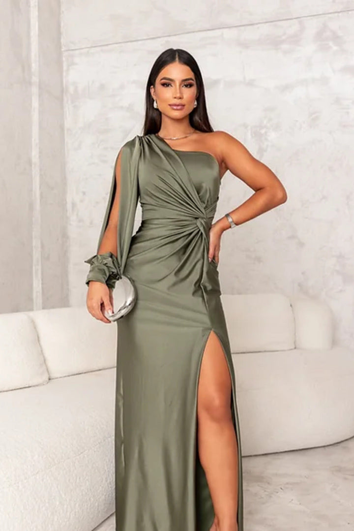 Anna™l -Short Sleeve Wrap Dress