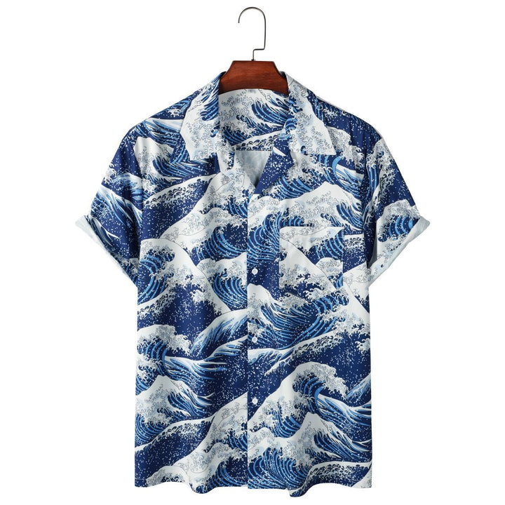 Alberto™ | Seaside Escape Short Sleeve Hawaiian Shirt
