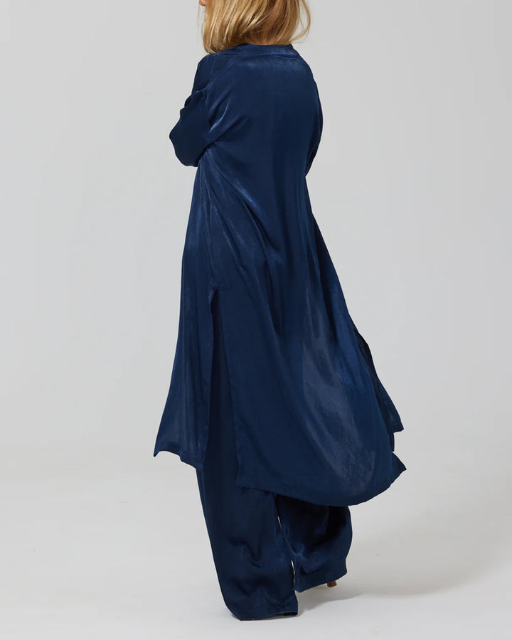 Carly™ | Fashionable Satin Top & Pants Cardigan Four-Piece Set