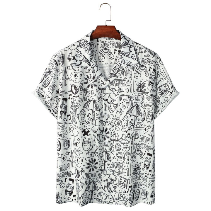 Alberto™ | Seaside Escape Short Sleeve Hawaiian Shirt