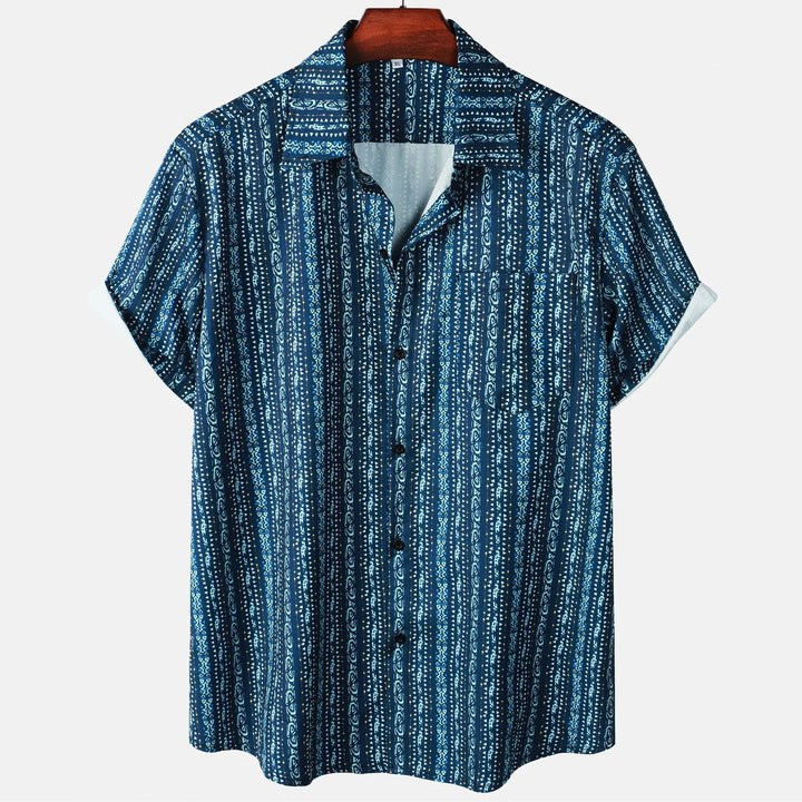 Alberto™ | Seaside Escape Short Sleeve Hawaiian Shirt