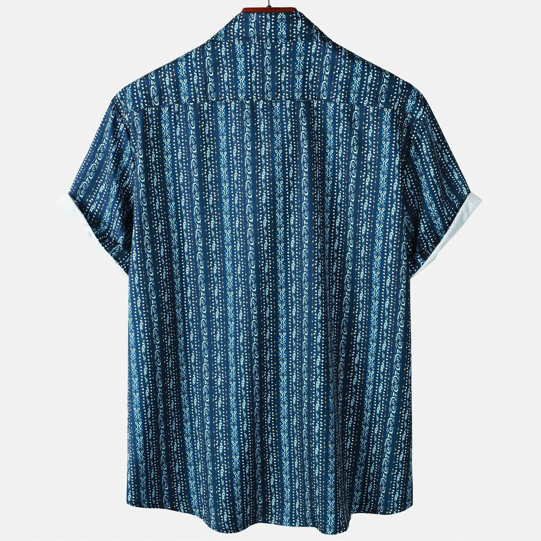 Alberto™ | Seaside Escape Short Sleeve Hawaiian Shirt
