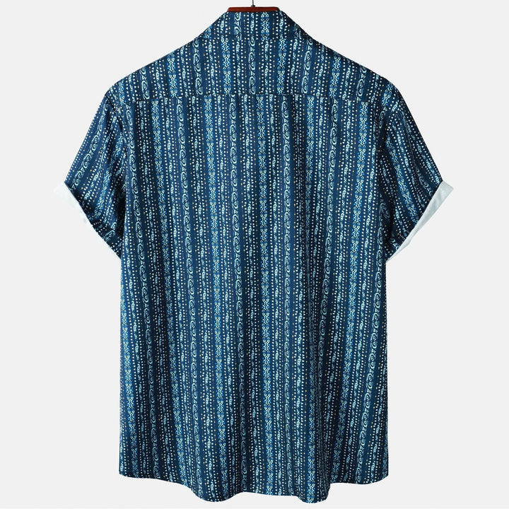 Alberto™ | Seaside Escape Short Sleeve Hawaiian Shirt