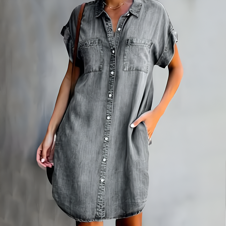 Bella ™ |Denim Classic Dress