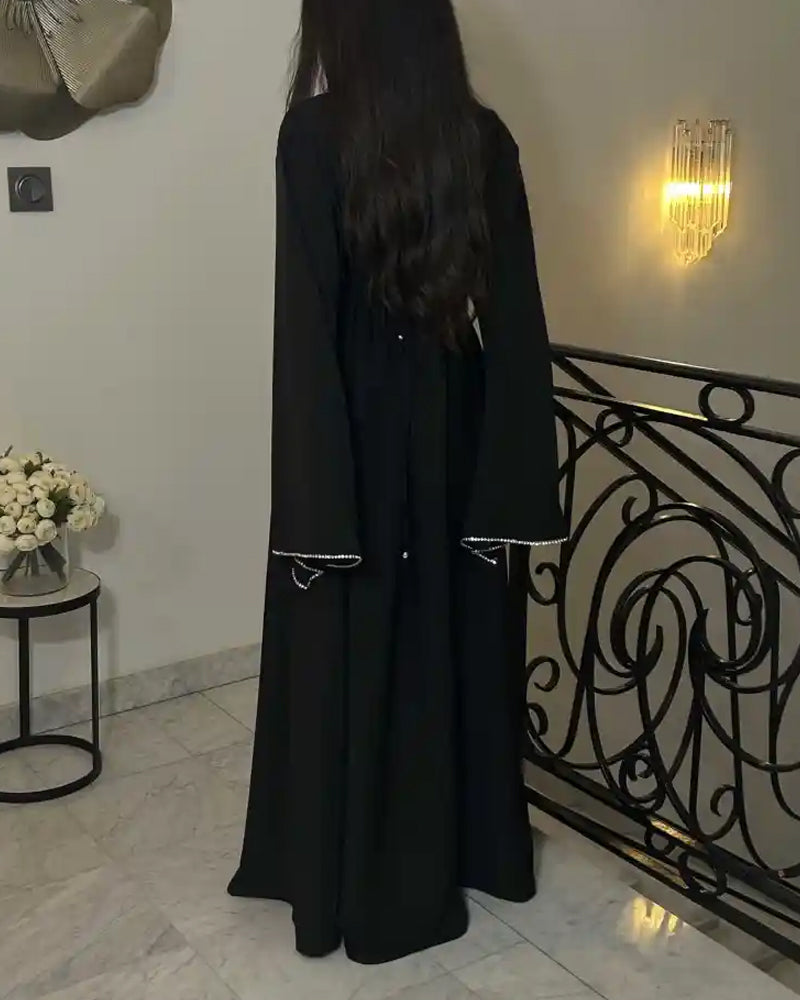 Hanny™ | Elegant Waisted Sleeve Drill Dress Robe