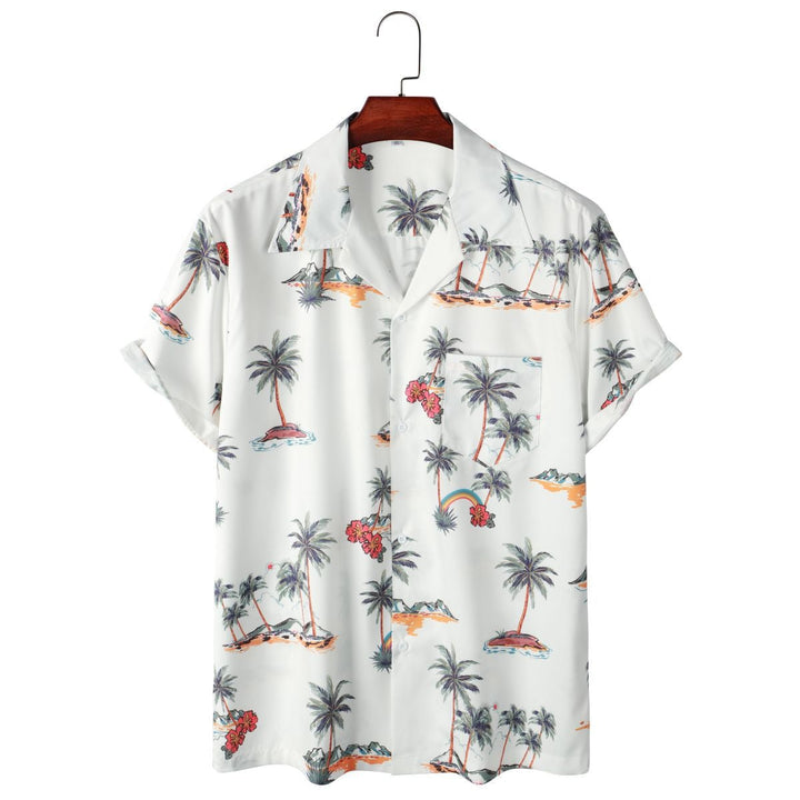 Alberto™ | Seaside Escape Short Sleeve Hawaiian Shirt