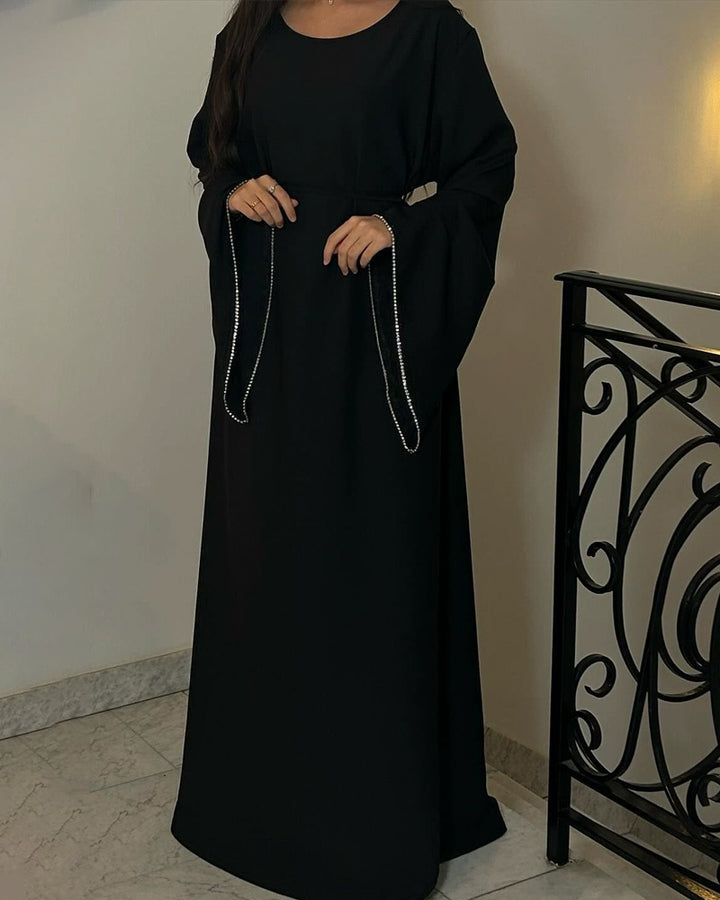Hanny™ | Elegant Waisted Sleeve Drill Dress Robe