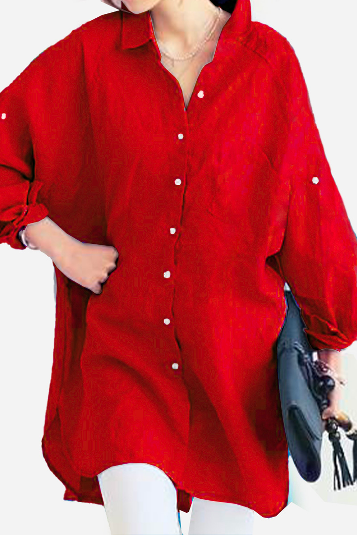 Bianca™ | Oversized Linen Shirt