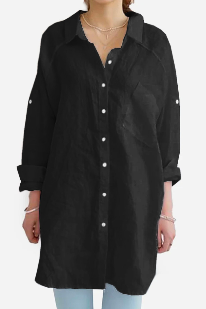 Bianca™ | Oversized Linen Shirt