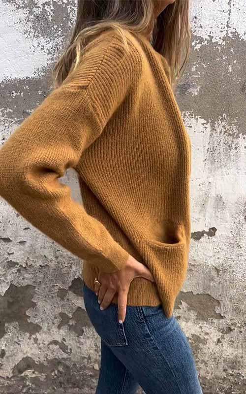 Marcia™|  - Cozy zip-up cardigan