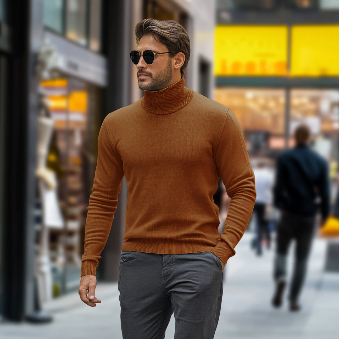 ONORIO™ | HIGH NECK SWEATER