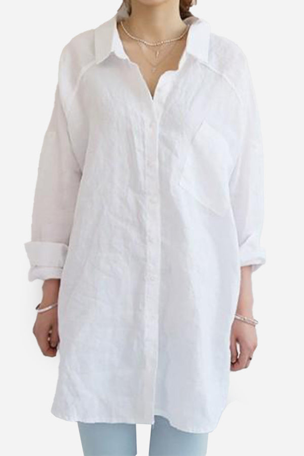 Bianca™ | Oversized Linen Shirt