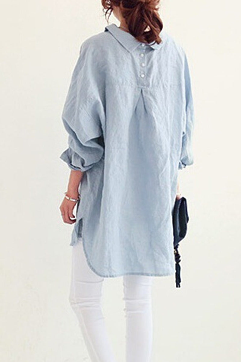 Bianca™ | Oversized Linen Shirt