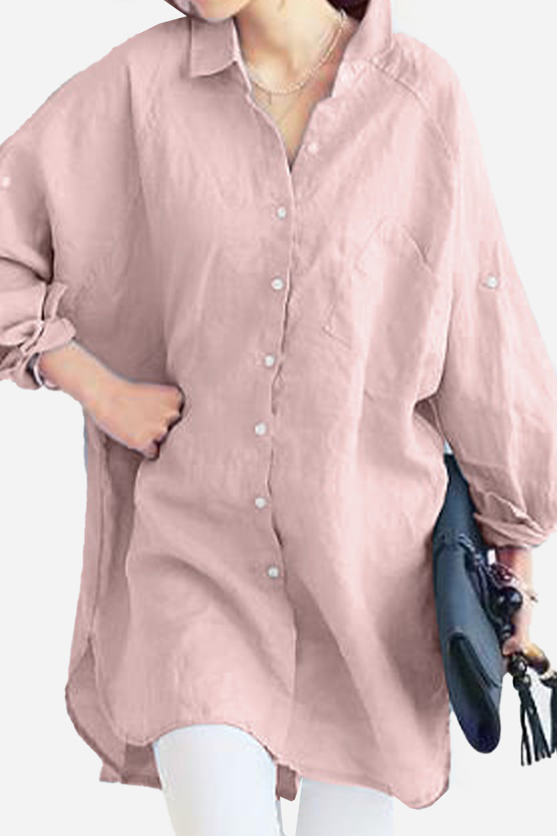 Bianca™ | Oversized Linen Shirt