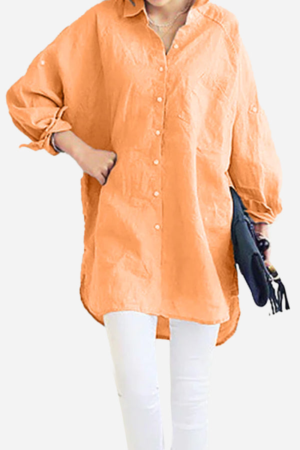 Bianca™ | Oversized Linen Shirt