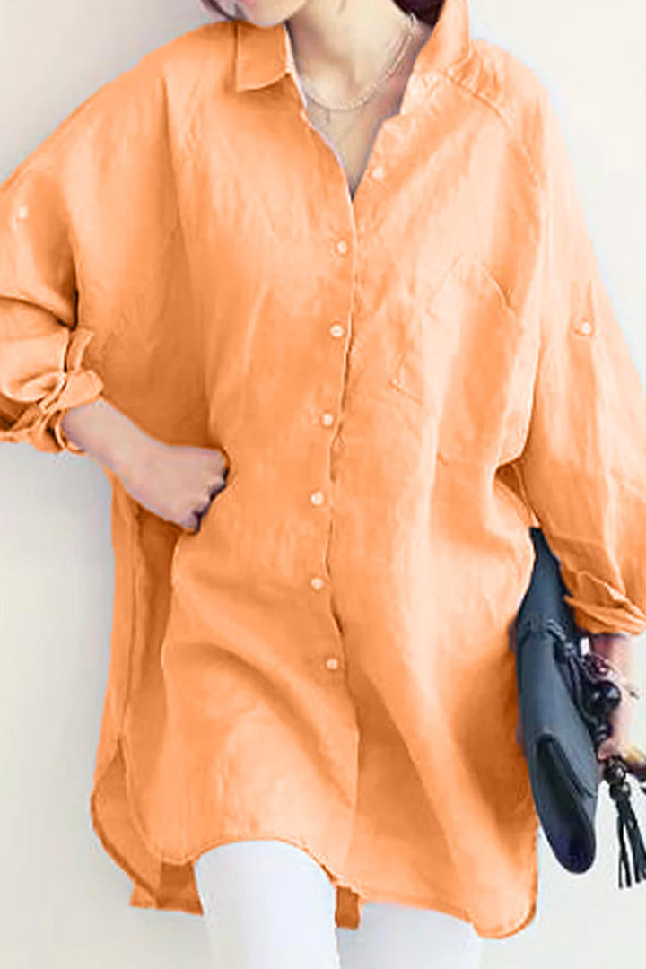 Bianca™ | Oversized Linen Shirt