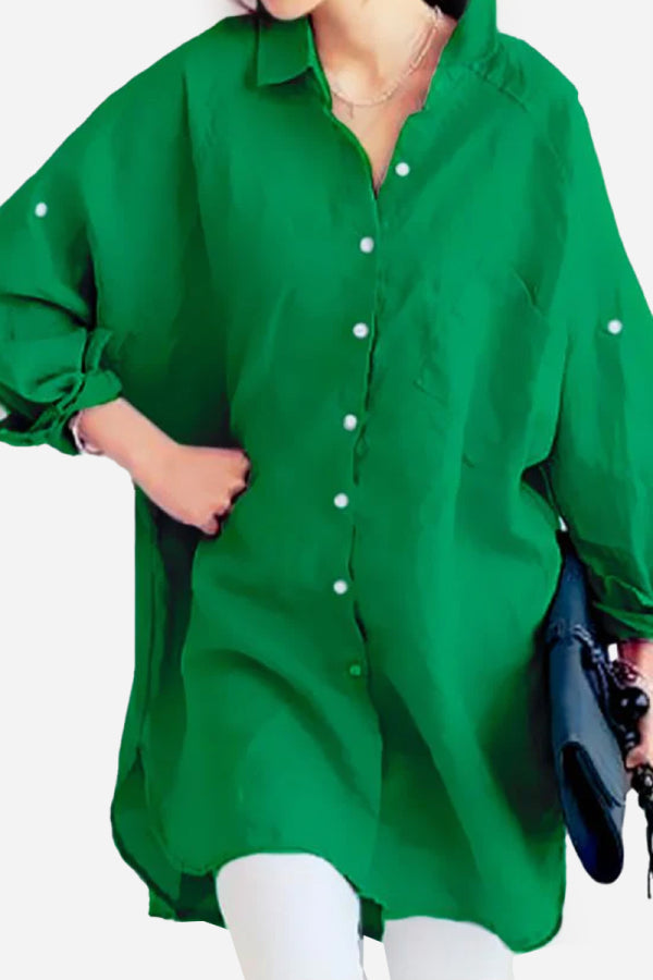 Bianca™ | Oversized Linen Shirt