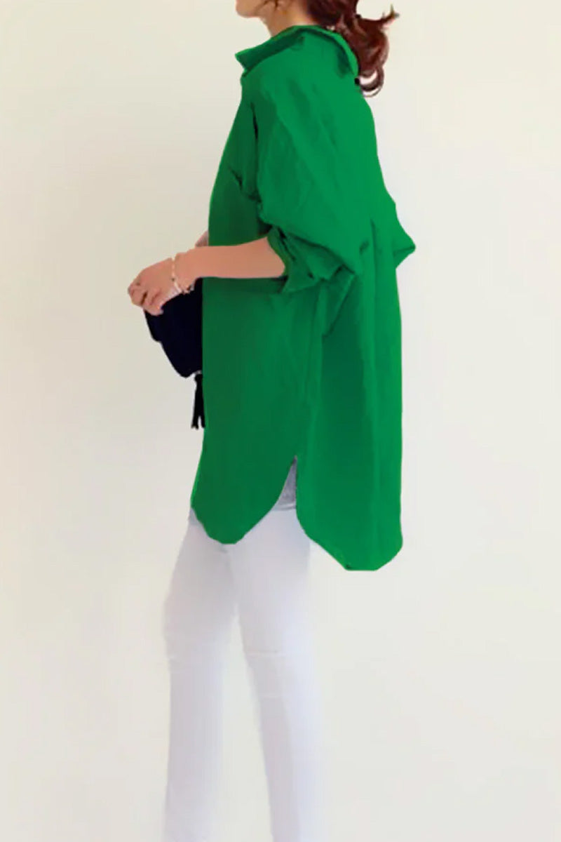 Bianca™ | Oversized Linen Shirt