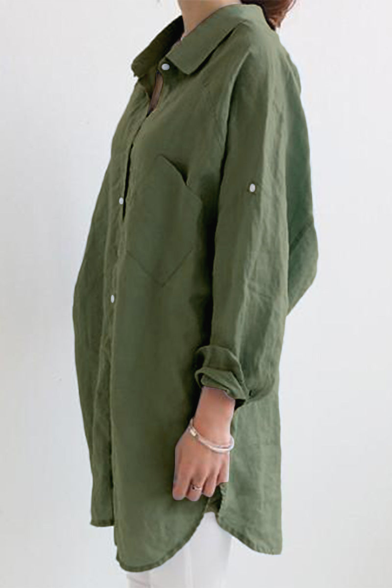 Bianca™ | Oversized Linen Shirt