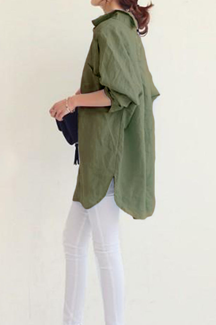 Bianca™ | Oversized Linen Shirt