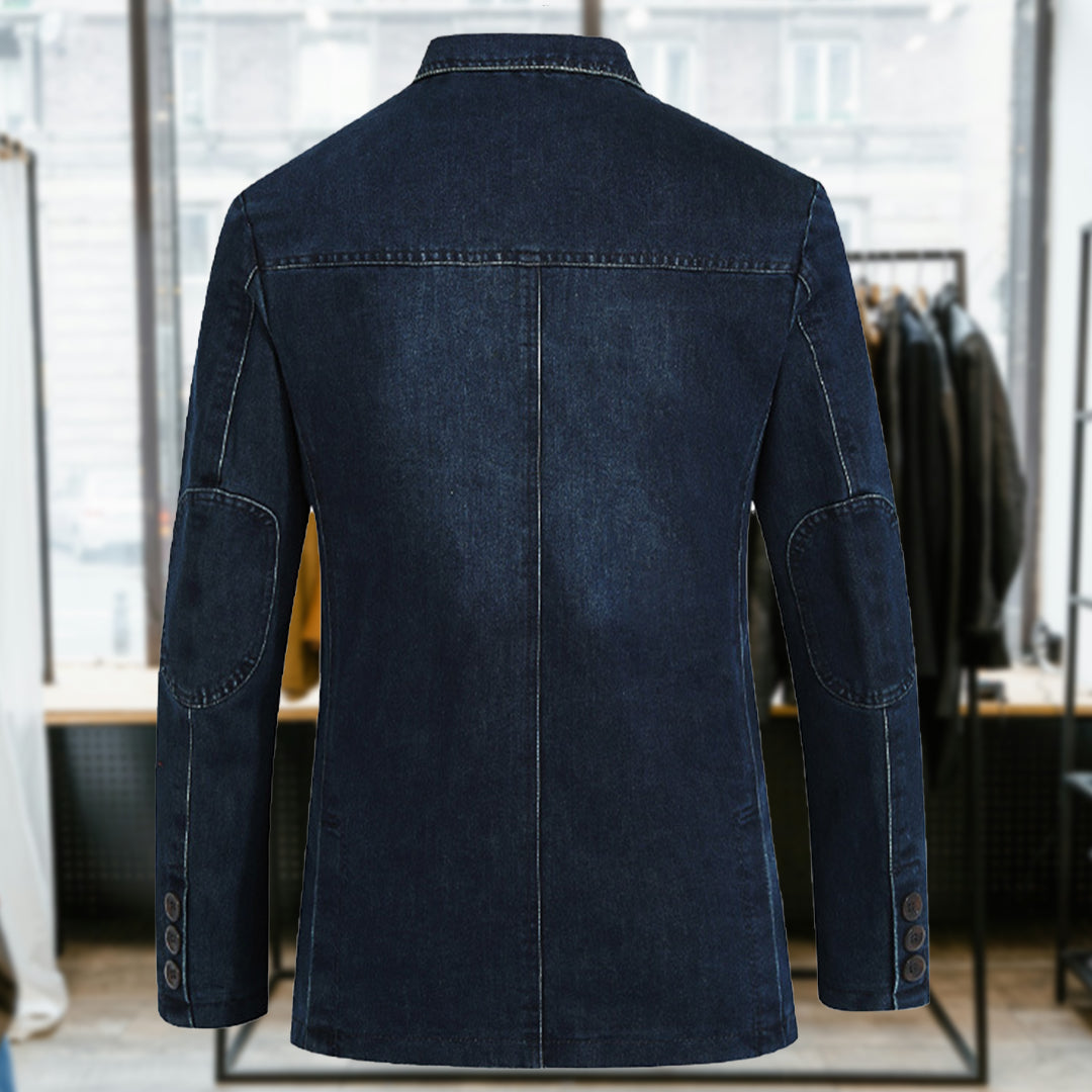 BIAGIO™ | Men's 3-Button Denim Blazer