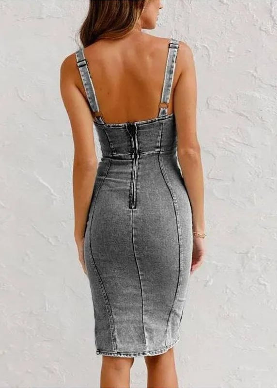 Jessy™ | Elegant Denim Dress