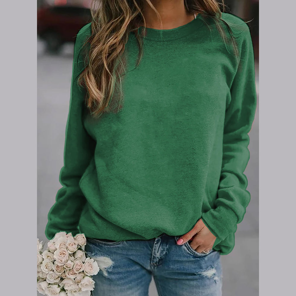Eliza™| - Stylish, comfortable crew neck sweatshirt