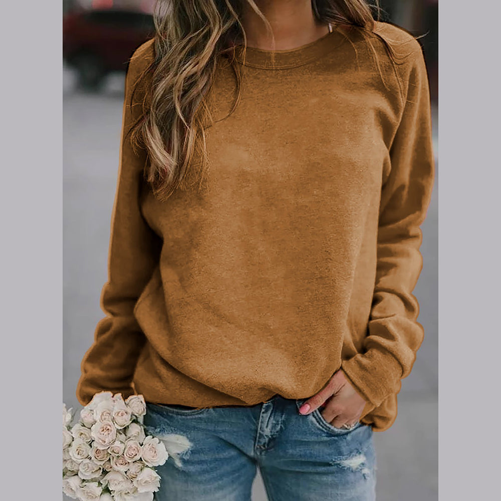Eliza™| - Stylish, comfortable crew neck sweatshirt