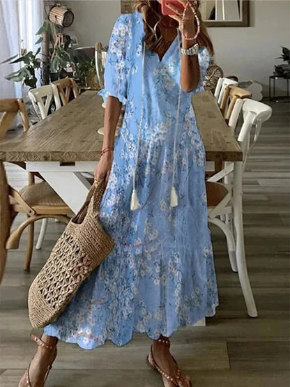 Dianna™l  - Boho Tummy Coverage Dress