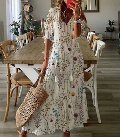Dianna™l  - Boho Tummy Coverage Dress