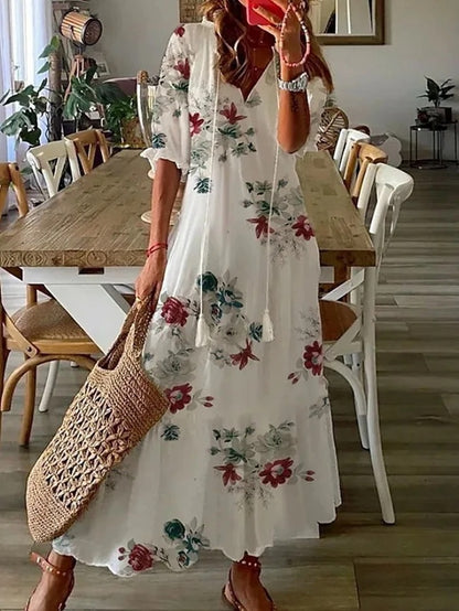 Dianna™l  - Boho Tummy Coverage Dress